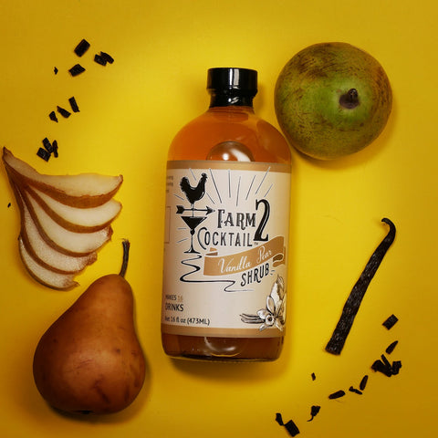 16oz Vanilla Pear Shrub